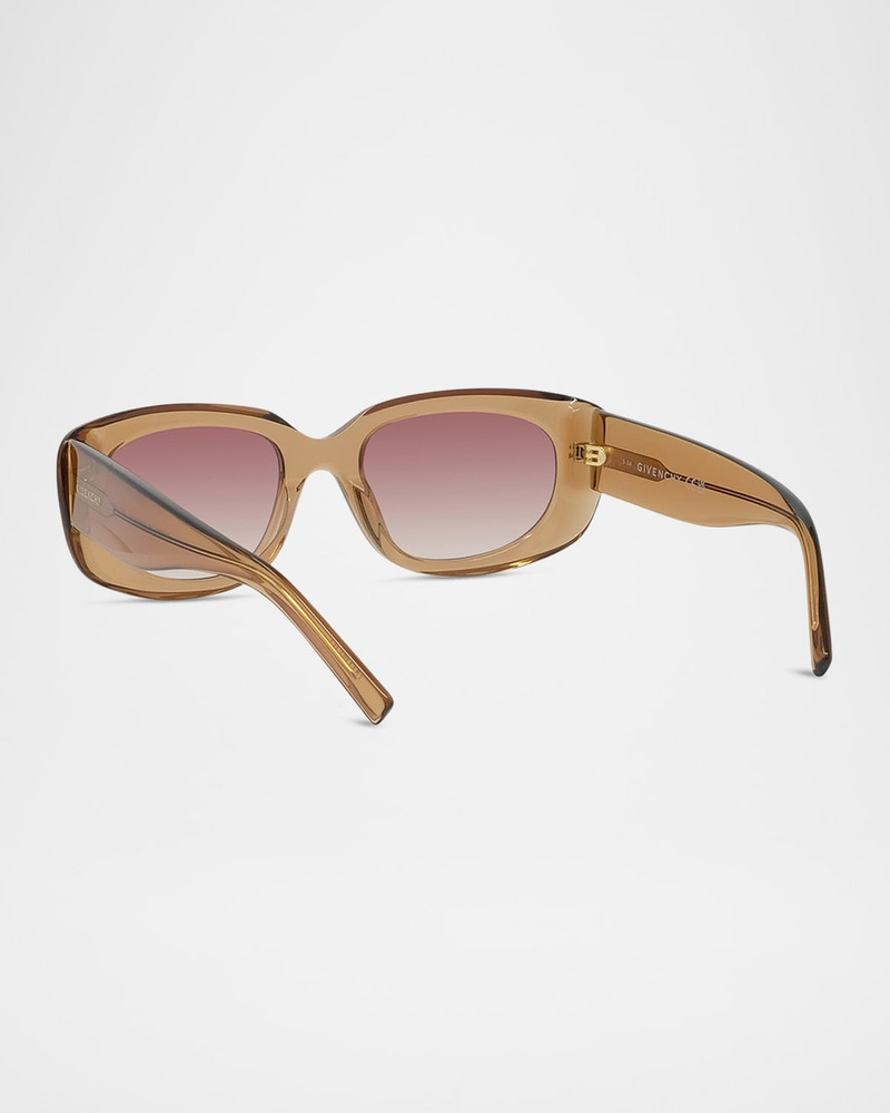 Givenchy GV Day Acetate Rectangle Sunglasses outlook