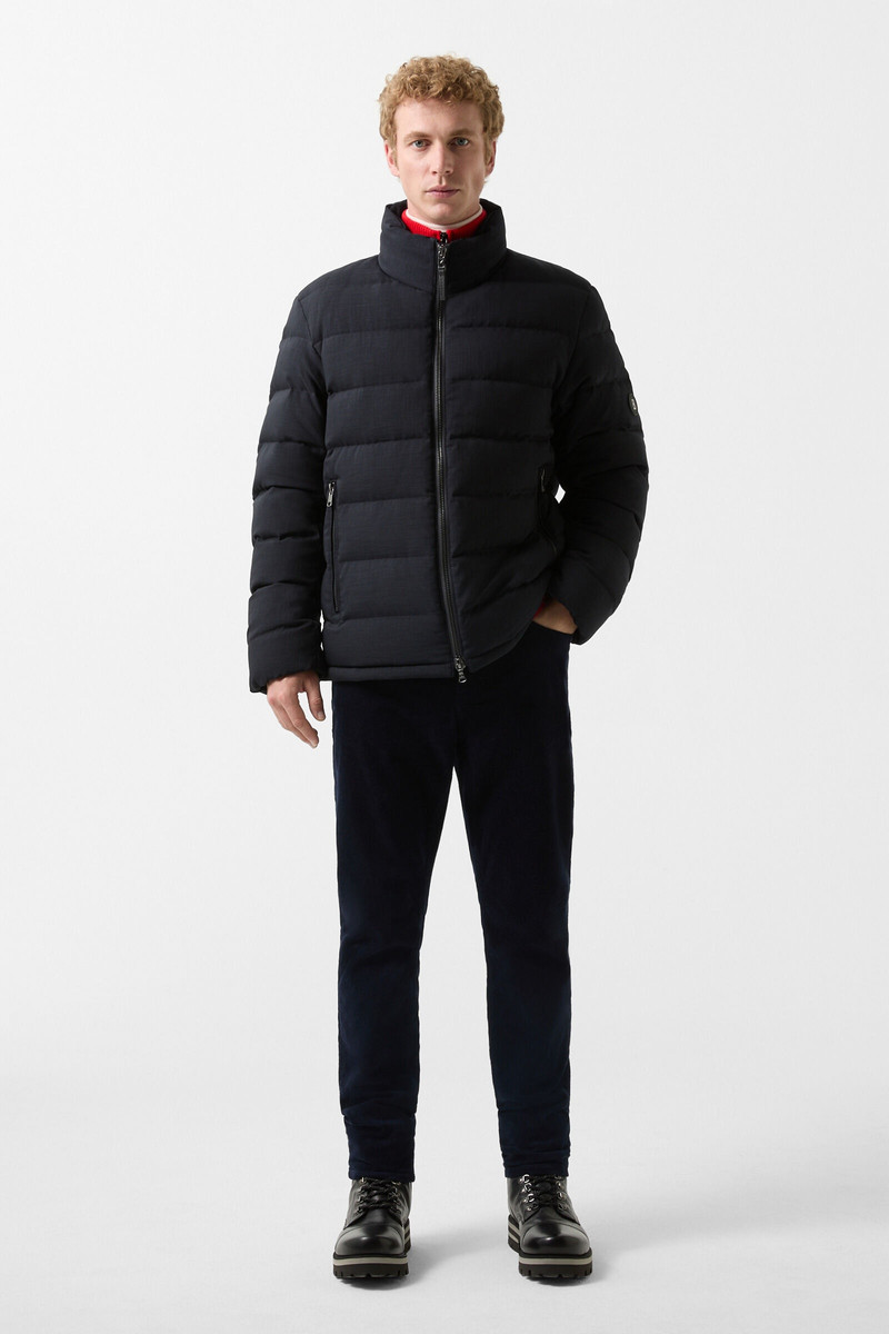 Hugh Down jacket in Navy blue 4