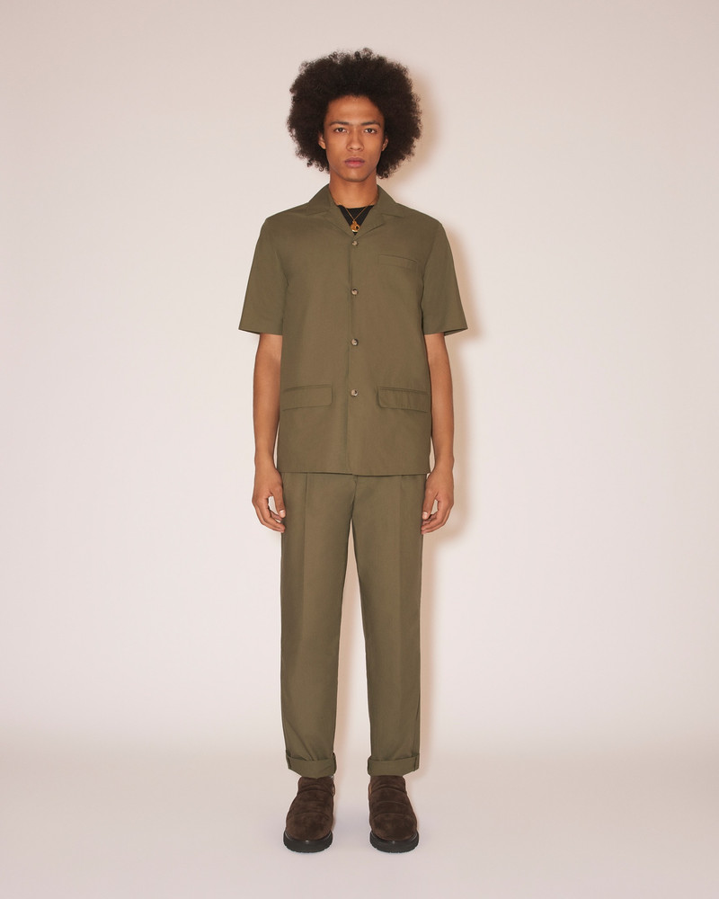 Nanushka MAXIM - Short-sleeve shirt - Olive outlook